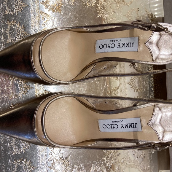 Fabulous Jimmy Choo Slingback Pumps Formal Dressy Heels - Picture 4 of 7